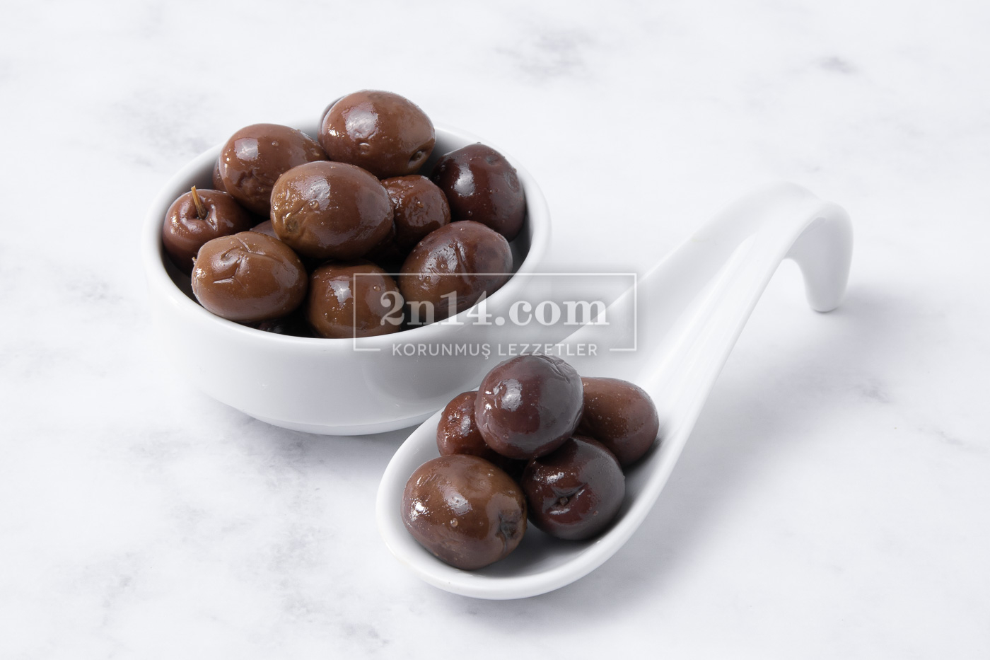 Az Tuzlu Yuvarlama Siyah Zeytin  - Yeni Mahsul