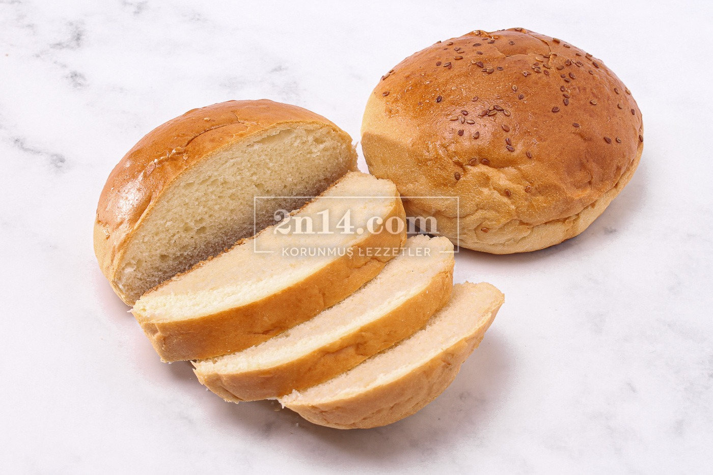Brioche Karabuğday Hamburger Ekmeği