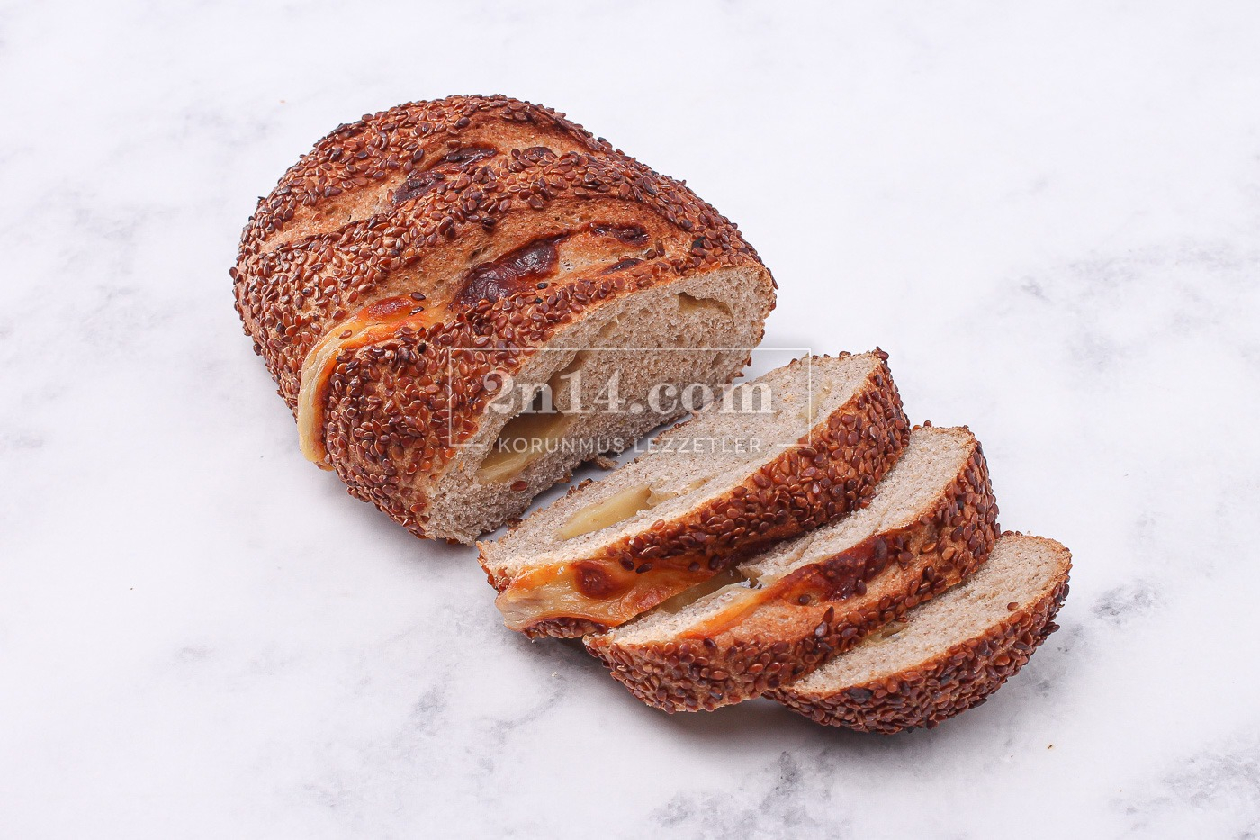 Karabuğday Kaşarlı Pamuk Simit