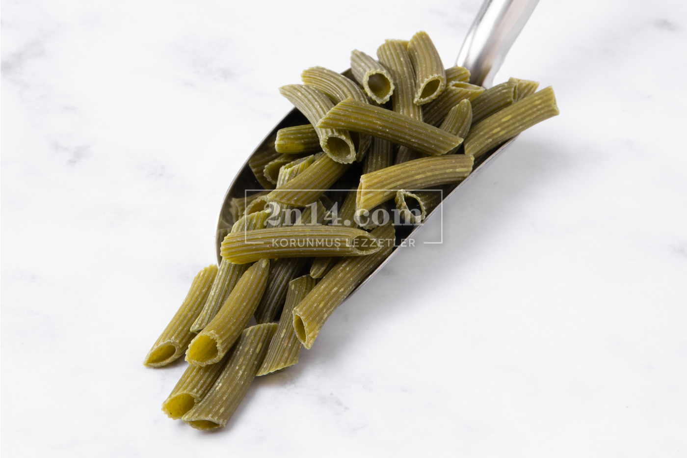 Nohut Unlu Penne Spirulina