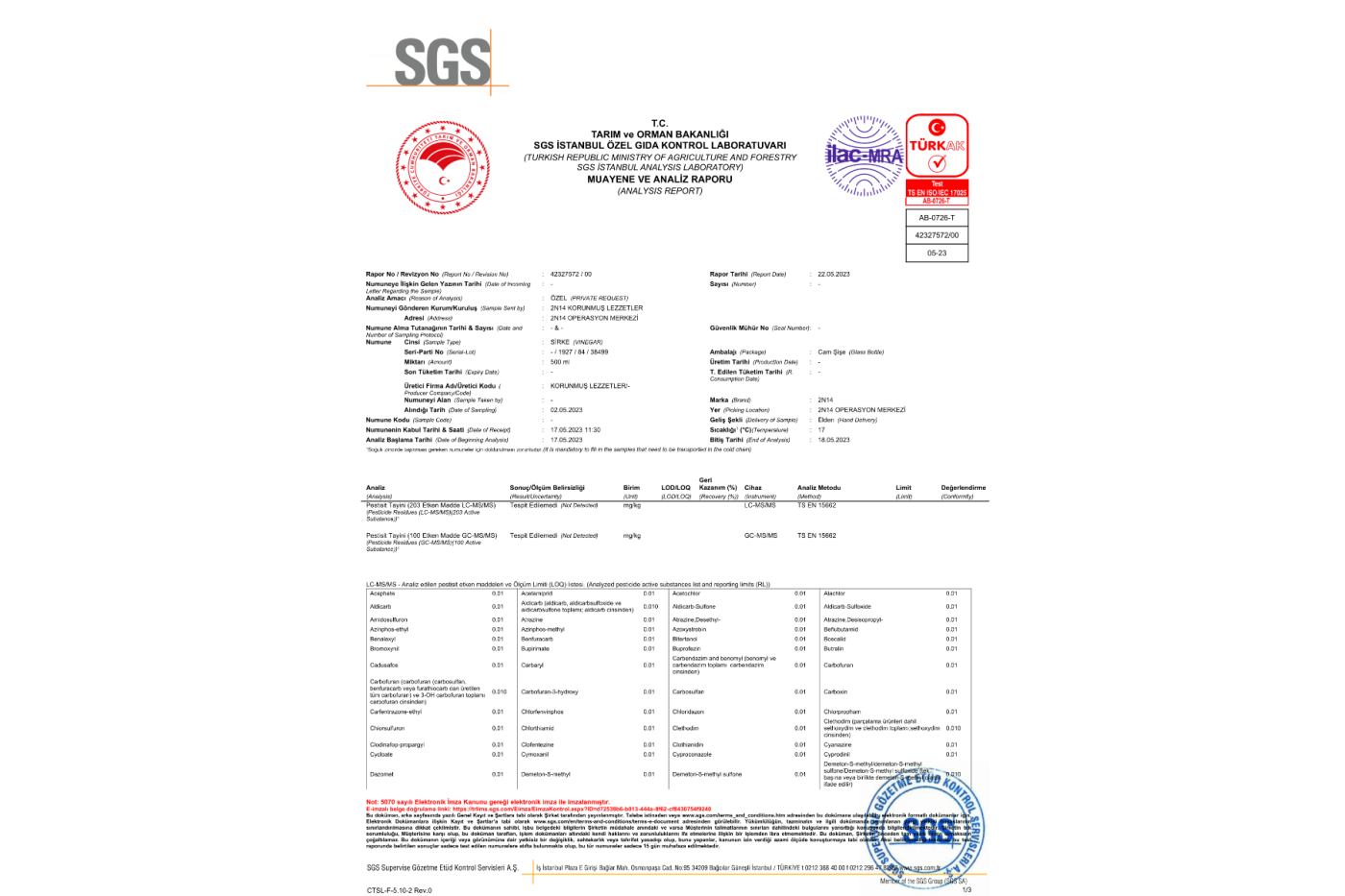 Doğal Meşe Fıçıda Fermente Keçiboynuzu Sirkesi