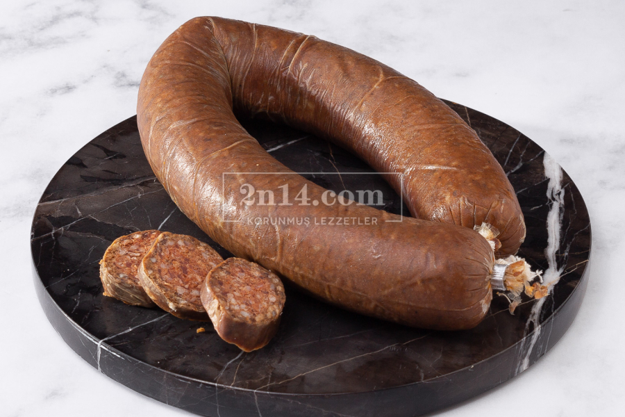 Kangal Acısız Dana Sucuk - Doğal Fermente (Salmonella-Nitrit-Nitrat Analizli-Koruyucusuz)