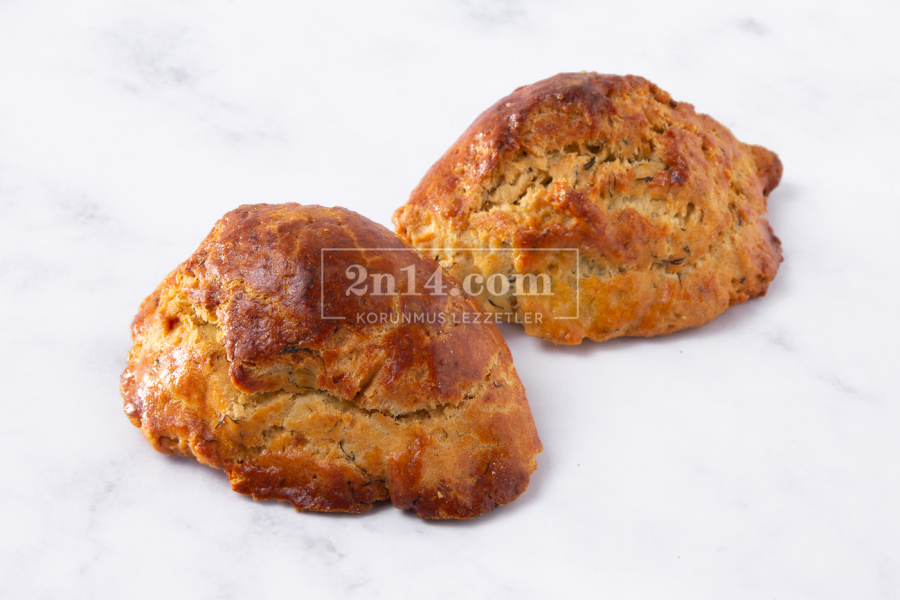 Mısır Unlu Glutensiz Keçi Peynirli Dereotlu Poğaça