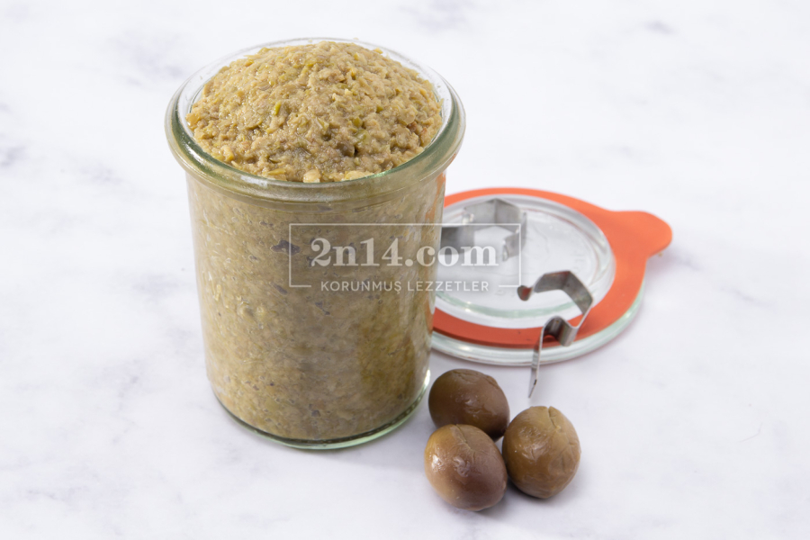 Yeşil Zeytin Ezmesi - Özel Üretim (GDO - Kurşun - Pestisit Analizli)