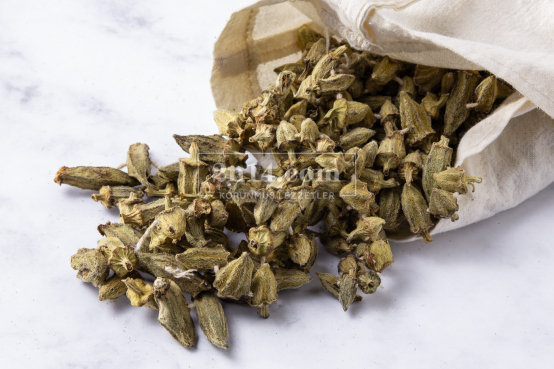 Çiçek Bamya Kurusu - Güneşte Kurutulan (Pestisit - Aflatoksin Analizli) - 2n14 Genetiği Korunmuş Lezzetler