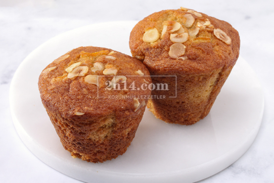 Sorgum-Fındık Unlu Portakallı Muffin (3 Adet)