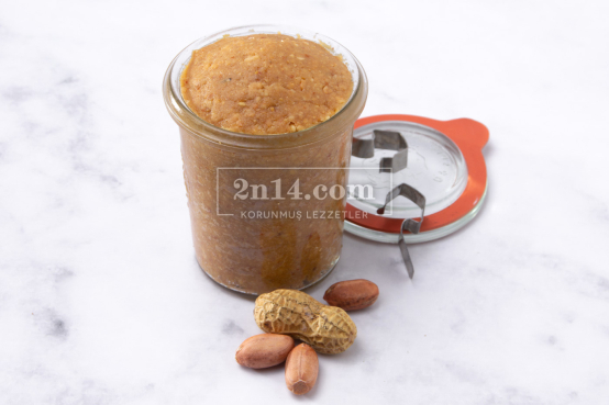 Ham Ballı Yer Fıstığı Ezmesi - E Kodsuz - Parçacıklı (T.Aflatoksin - GDO - Pestisit Analizli)